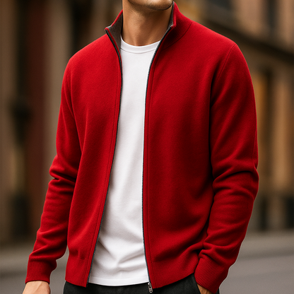 Pauletto Cashmere Zip Cardigan