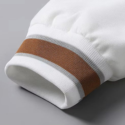 SUTTON HOODED VARSITY JACKET